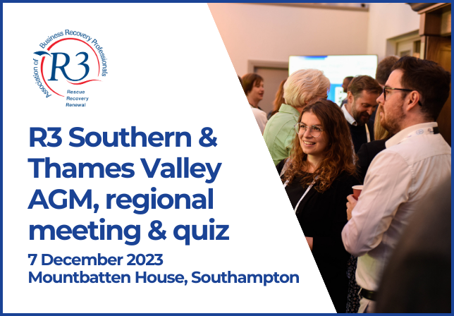 R3 Southern & Thames Valley AGM, regional meeting & quiz