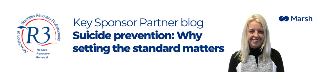 Suicide prevention: Why setting the standard matters