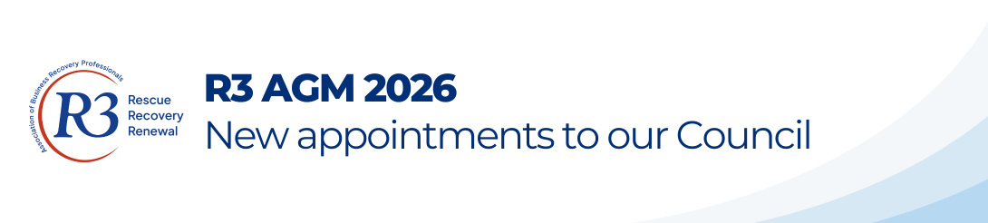 R3 AGM 2026: New appointments to our Council