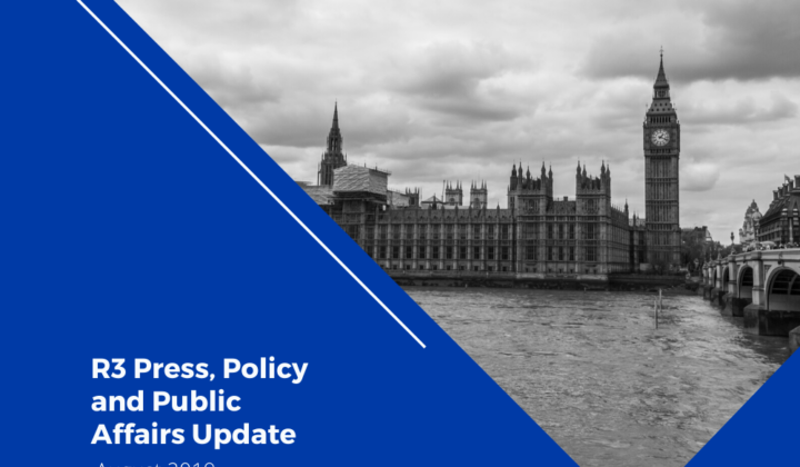 R3: Press and policy update, August 2019
