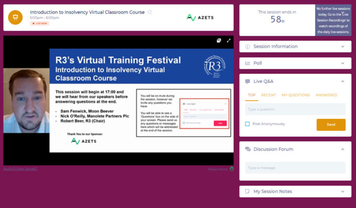 R3’s Virtual Training Festival: a review